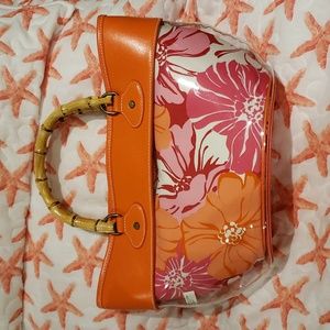 St. John's Bay bag purse tropical Hawaiian floral